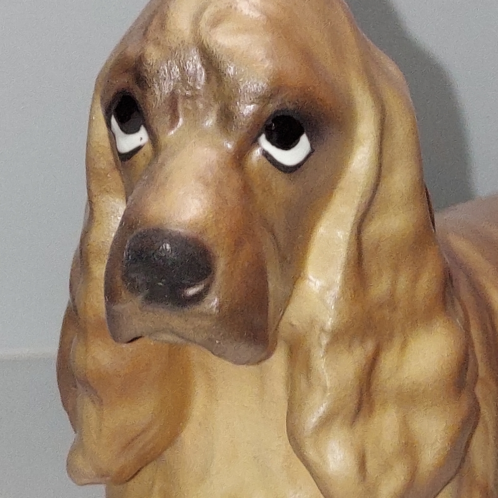 Vintage Hagan Renaker "Honey Girl" Large Brown Cocker Spaniel Dog 8" x 5.5" x 3"